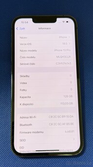 iPhone 13 Pro 128GB Graphite, nová baterie - 5