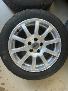 ALU kola Ronal 5x100 s letními pneumatikami 195/55 R15 - 5