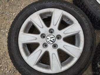 ALU VW 7x16 5x112 et45+zimní pneu 205/55/16 - 5