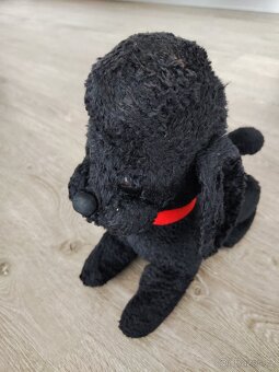 Starý starožitný plyšový pes - 5