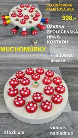 Nové dřevěné montessori hry a hračky - 5