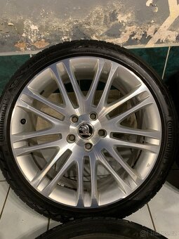 Alu kola Škoda R18 5X112 ZÁNOVNÍ LETNÍ PNEU 225/40 R18 LUXON - 5