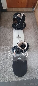 Snowboard GRAVITY (160cm) + vázání+ boty - 5