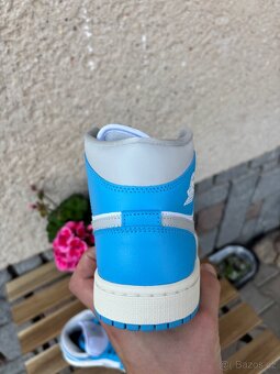 Jordan 1 mid dark powder blue - 5