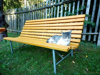 zahradní lavička - 5