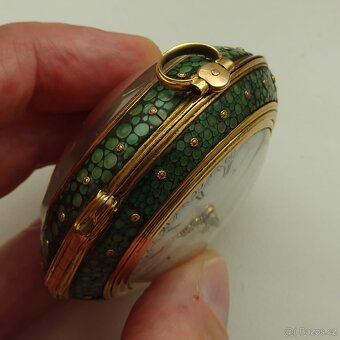 Zlaté kapesní hodinky špindlovky - 5