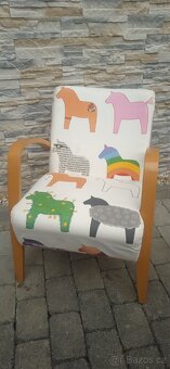 Křeslo s dřevěnými obručemi - 5