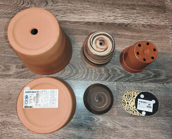 Sada 3 ks keramických květináčů - 5