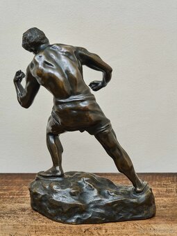 Jef Lambeaux - bronzová socha atleta - 5
