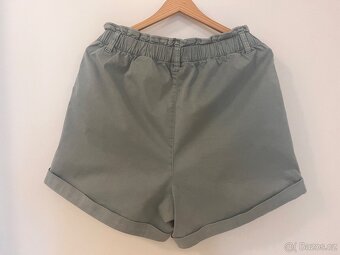 Dámské kraťasy H&M – nové, vel. M, šedo-olivové - 5