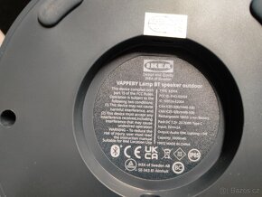 Lampa s bluetooth reproduktorem ikea - 5