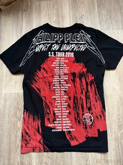 Philipp Plein černé triko s potiskem, originál - 5