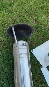 Komínová nerezová sestava pro peletová kamna 130mm - 5