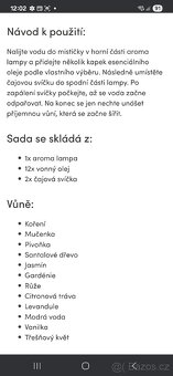 Aroma lampa s vonnými oleji - nové - 5