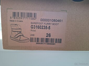 Zimní botičky 26, barefoot - 5