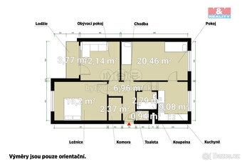 Prodej bytu 3+1, 75 m², Tachov, ul. Želivského - 5