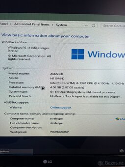 Rychlá a nevyužívaná deska ASUS H110M-K+i3-7320+4GB - 5