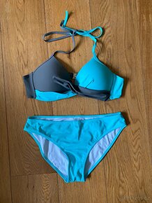 Nové červené, modré plavky vel. L Push Up Nylon+18% elastanu - 5