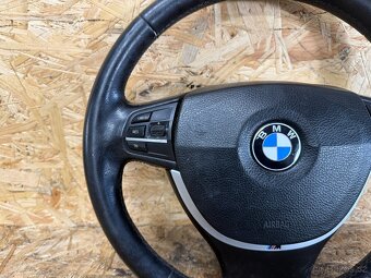 KOMPLETNÍ KOŽENÝ MULTIFUNKČNÍ VOLANT BMW F10/F11 - 5