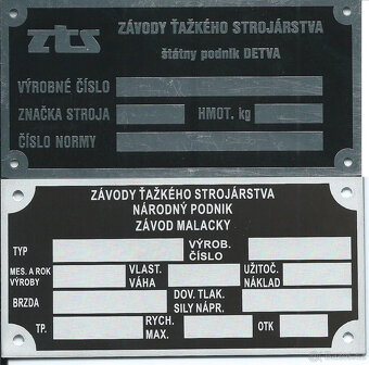 Štítky na Liaz, ZTS, Zetor - 5