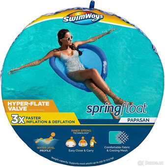 Sedátko na vodu síťované dno SwimWays papasan nové nepoužité - 5