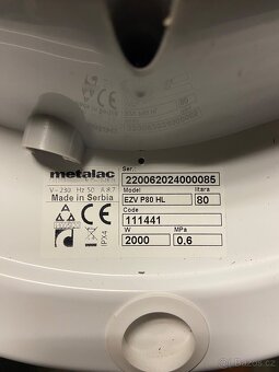 Elektrický bojlér 80l horizontální - 5