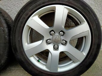 Alu kola originál Audi, 8J x r17, 5x112, ET 39, Letní pneu - 5