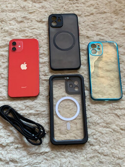 Apple Iphone 12 - 256GB - Red - KRÁSNÝ TELEFON - 5