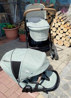 Khaki moc hezky kočárek Joie - 5