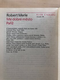 ROBERT MERLE • MÉ DOBRÉ MĚSTO PAŘÍŽ • ODEON 1985 - 5