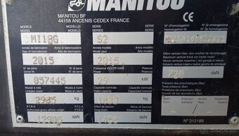 VZV manitou,mi18g,plyn,1500mth,super stav - 5