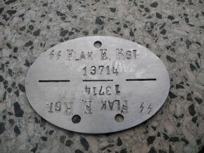 repro Identifikační známky Erkennungsmarke Wehrmacht - 5