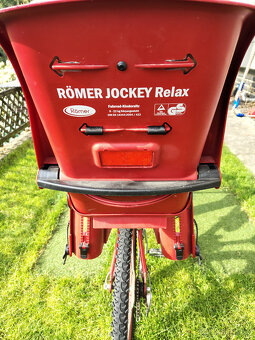 Prodám sedačku na kolo ROMER JOCKEY Relax 9-22kg - 5