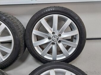 17'' original VW kola PORTO + pneu 225/45, letní - 5