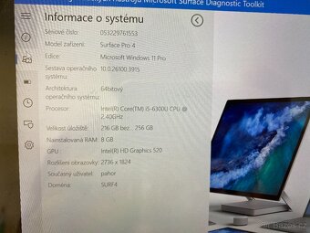 Surface Pro 4 - tablet / notebook, 8GB, 256GB - 5