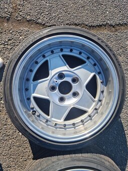 King K7000 dobové Alu kola 8.5Jx17 Et 13 5x120 BMW - 5