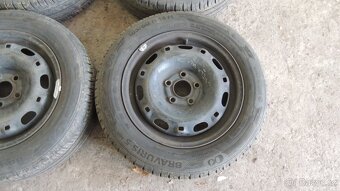 4ks plechových disků Fabia 2+ letní pneu 185/60/14 - 5