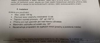 Bezpečnostní omezovač pádu - 5