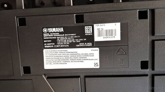 Klávesy Yamaha PSR-E473 - 5