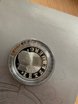 700 cent Lucembursko stříbrná pamětní mince 2010 Sňatek - 5