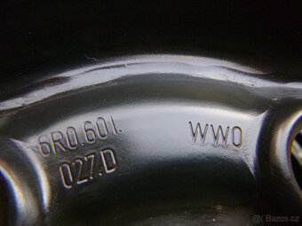 Plechové disky kola  - originál Škoda VW 5x100 6Jx15 ET38 - 5