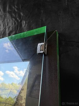 Skleněná dveře s chromem - 5