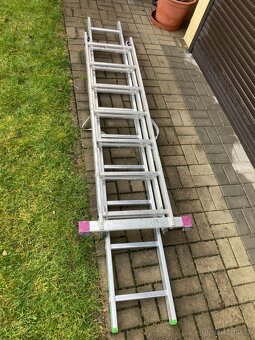 Hliníkový 3 dílny žebřík - 3x7 - 5