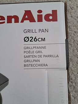 Litinová grilovací pánev, průměr 26 cm, nová - 5