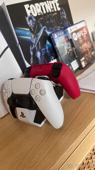 PS5 Slim 1TB s mechanikou, záruka, příslušenství, top stav - 5