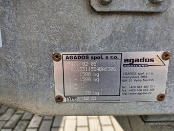 Přívěs AGADOS VZ 33 B1 1500 KG - 5