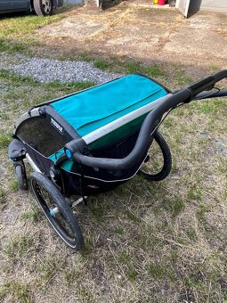 Thule Chariot Double + brzdy + velké přední kolo - 5
