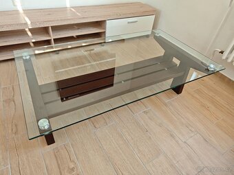 Konferenční stůl - skleněný. - 5