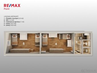 Pronájem bytu 2+1 - Brno - 5