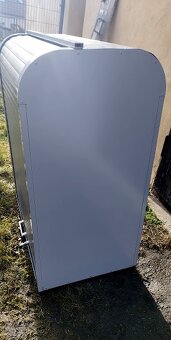 Venkovní úložný box, celohliníkové, 96x103x53cm - 5